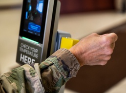 New detection terminal reduces contact, improves temperature screening process