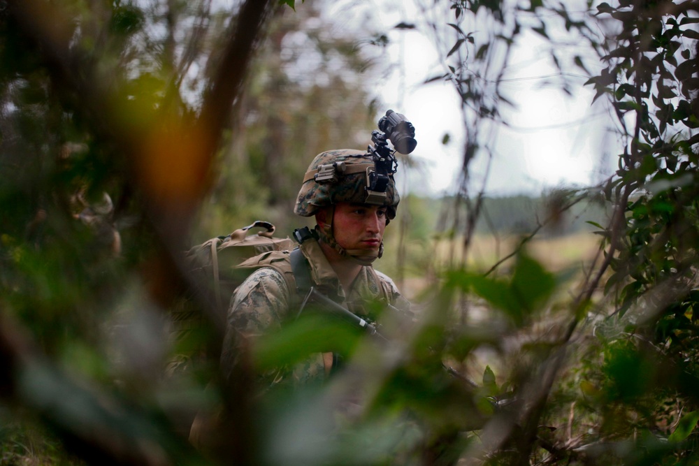 Jump platoon patrol