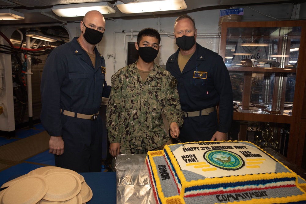USS Bataan Navy 245 Birthday Celebration
