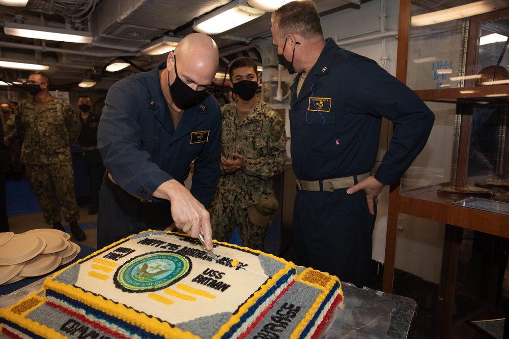 USS Bataan Navy 245 Birthday Celebration