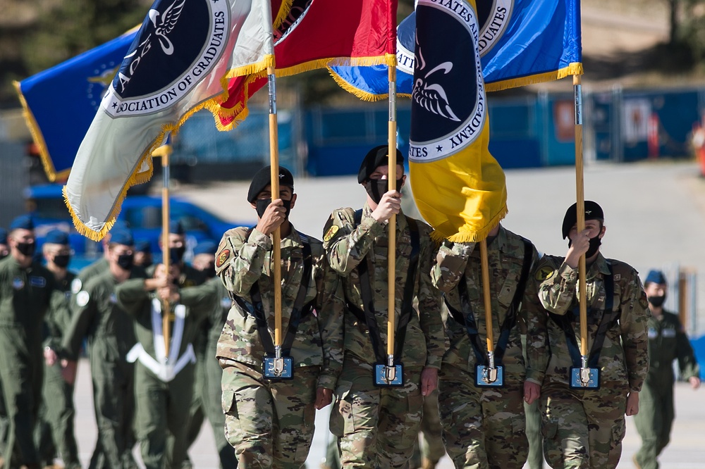 U.S. Air Force Academy Noon Meal Formation October 2020