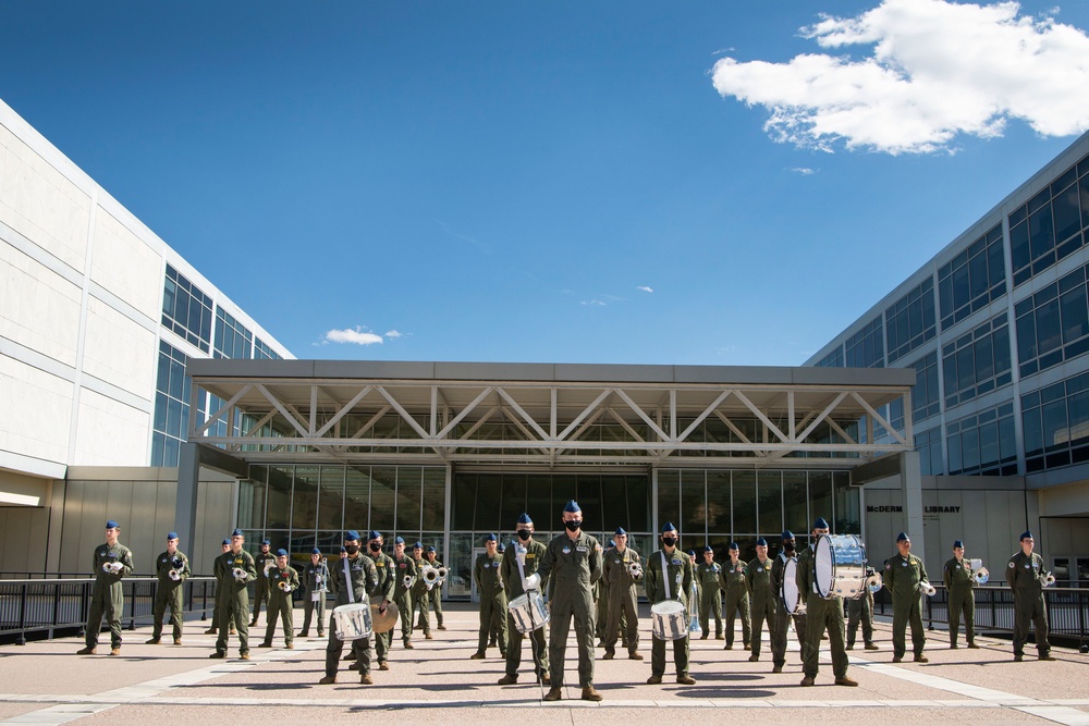 U.S. Air Force Academy Noon Meal Formation October 2020