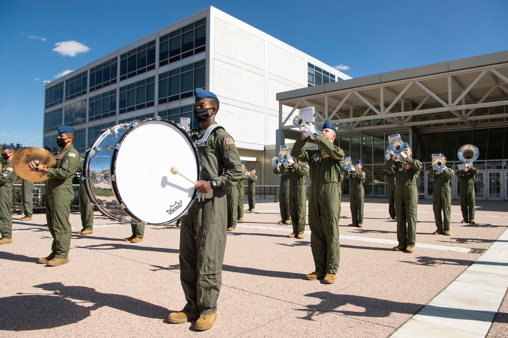 U.S. Air Force Academy Noon Meal Formation October 2020