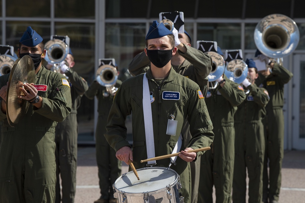 U.S. Air Force Academy Noon Meal Formation October 2020