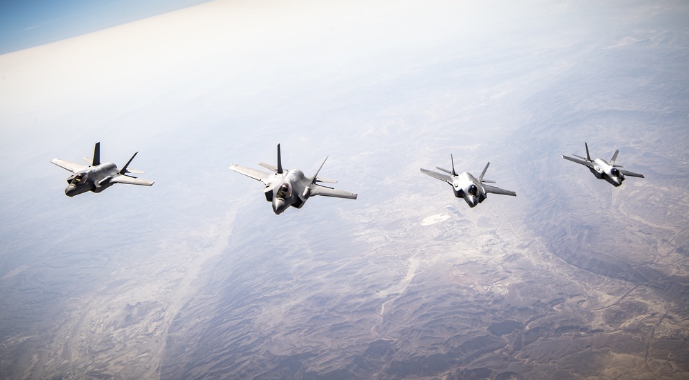 U.S. and Israeli F-35s participate in exercise Enduring Lightning III