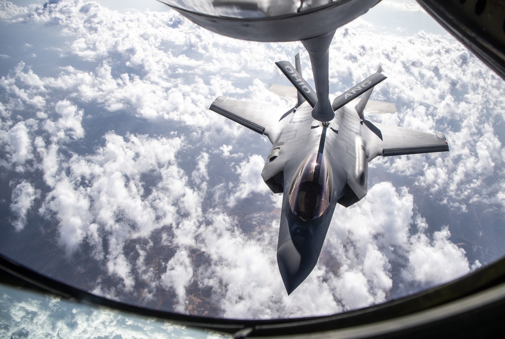U.S. and Israeli F-35s participate in exercise Enduring Lightning III