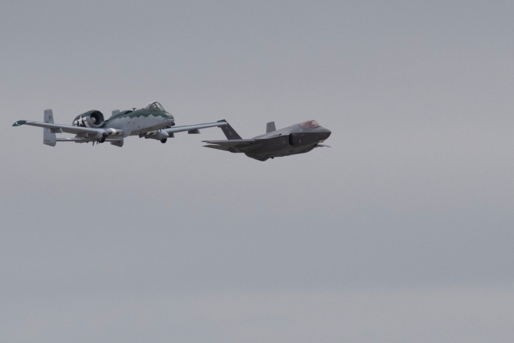 Laughlin A-10 Thunderbolt II and F-35 Lightning II Demonstration