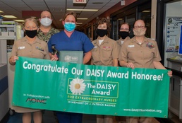 NMCP Nurses Present ICU Nurse with DAISY Award