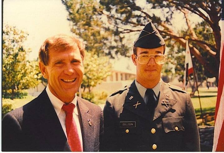 Col. Allan Dollison (right) Commissioning