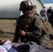 Sailors and Marines conduct a mass casualty evacuation