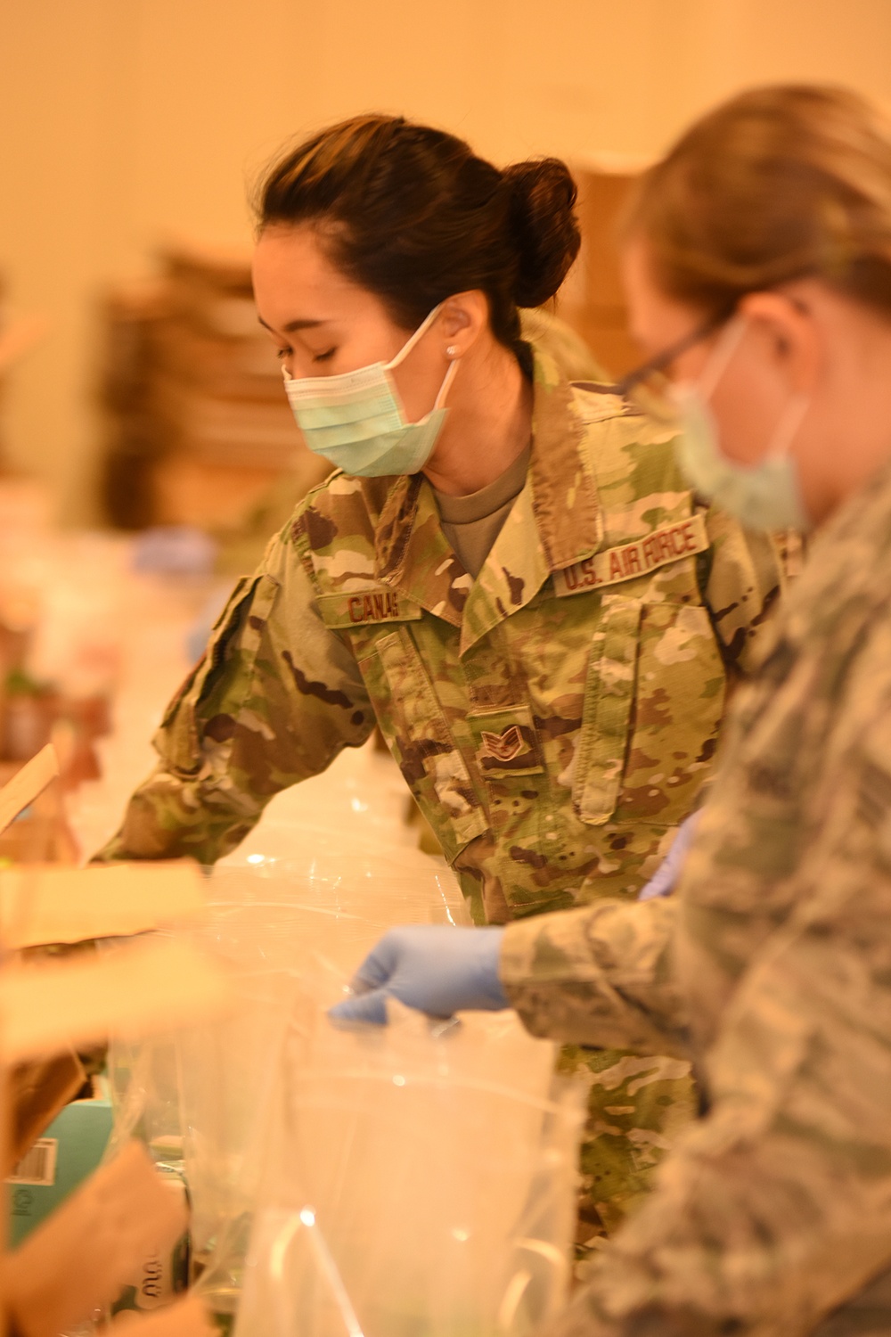 Greater Lansing COVID-19 Joint Task Force Food Bank Team Lend a Hand