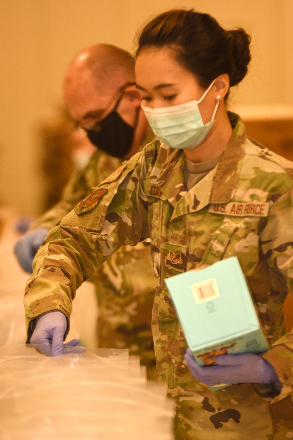 Greater Lansing COVID-19 Joint Task Force Food Bank Team Lend a Hand