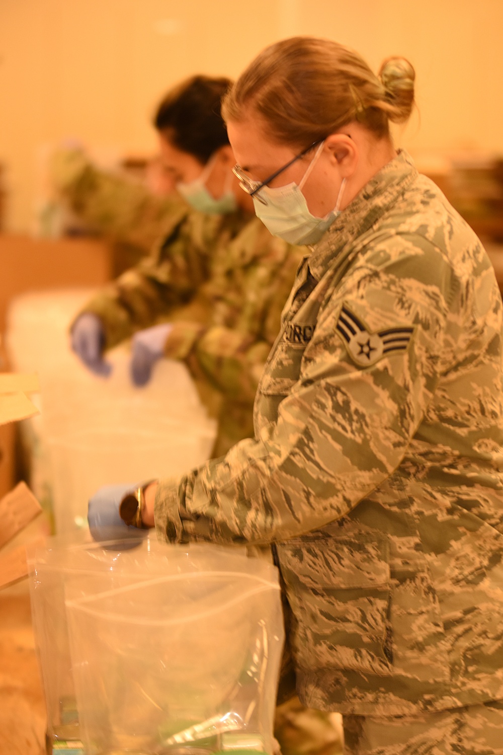 Greater Lansing COVID-19 Joint Task Force Food Bank Team Lend a Hand