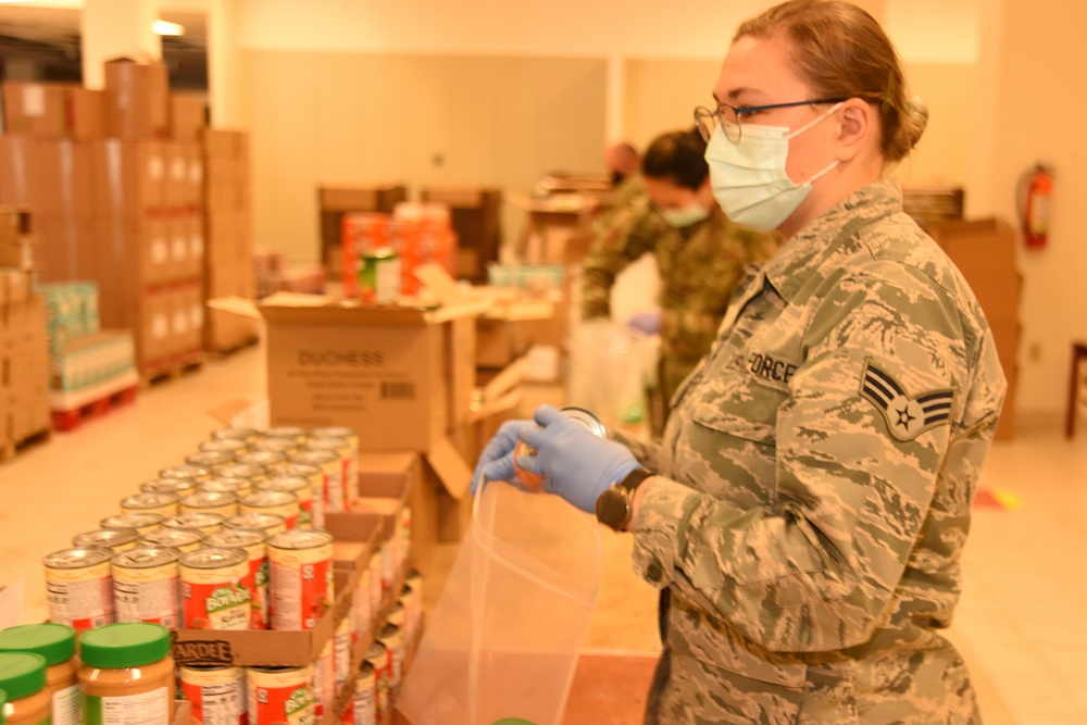 Greater Lansing COVID-19 Joint Task Force Food Bank Team Lend a Hand