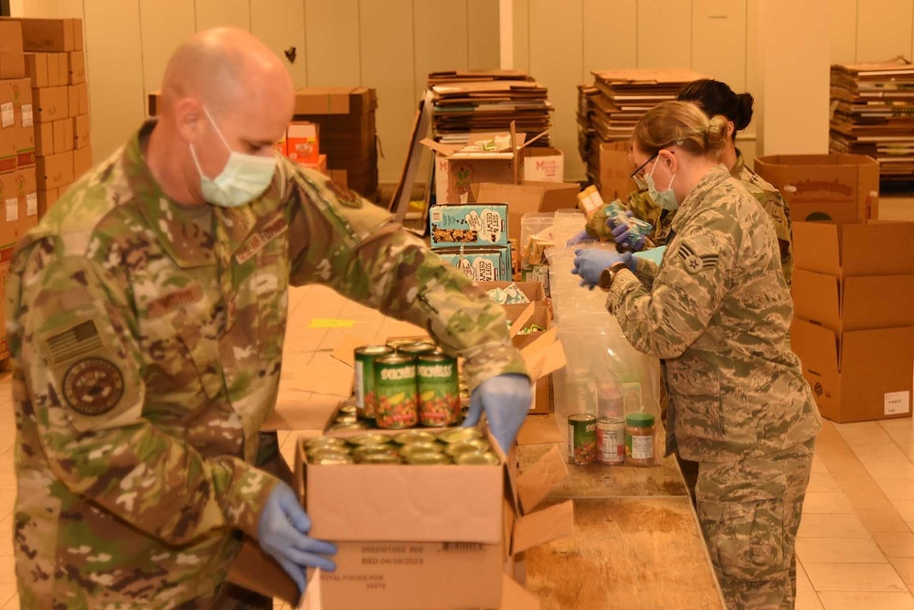 Greater Lansing COVID-19 Joint Task Force Food Bank Team Lend a Hand