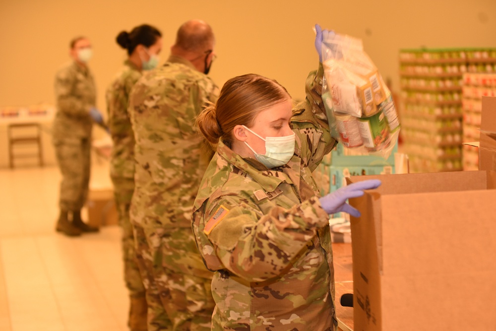 Greater Lansing COVID-19 Joint Task Force Food Bank Team Lend a Hand