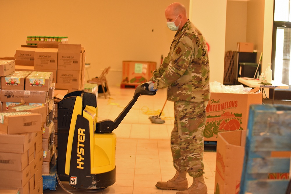 Greater Lansing COVID-19 Joint Task Force Food Bank Team Lend a Hand