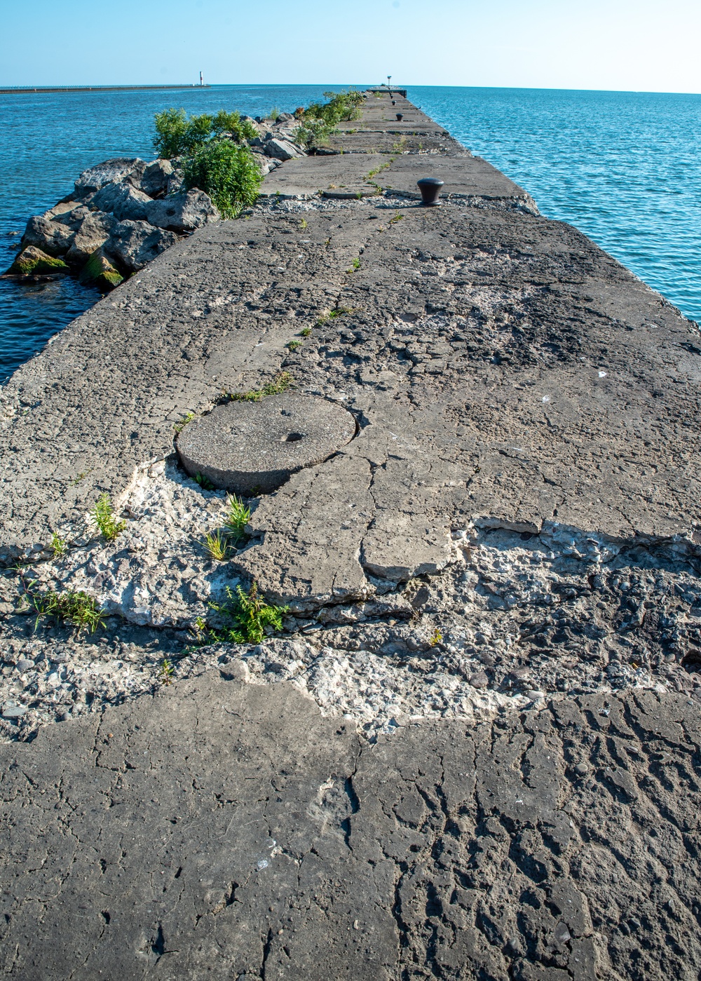 Rochester Harbor east pier repair project