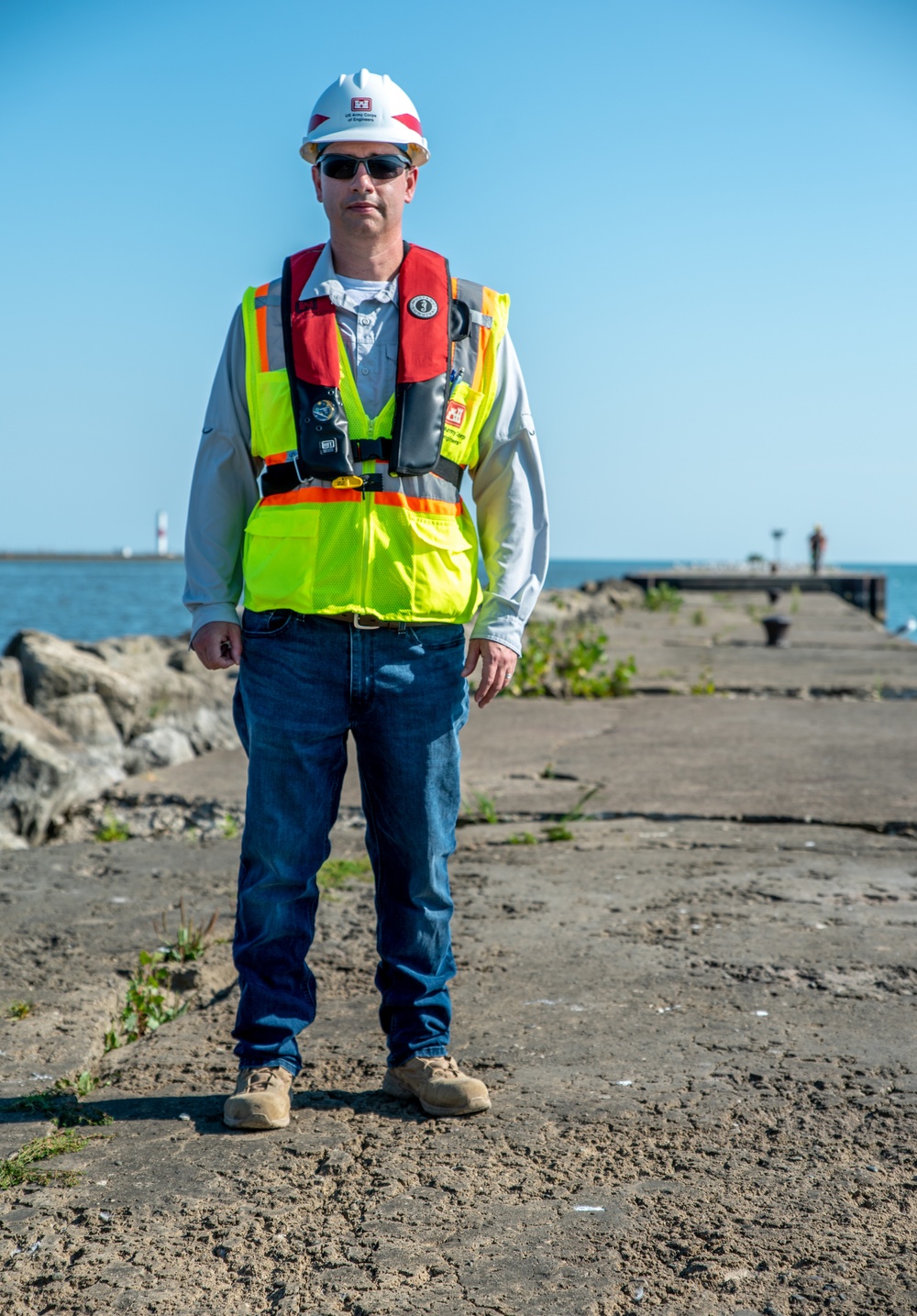 Rochester Harbor east pier repair project