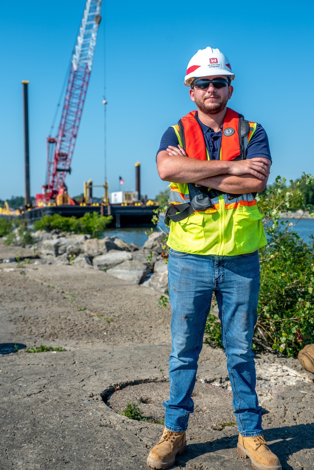 Rochester Harbor east pier repair project