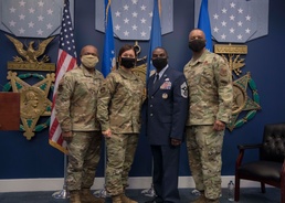 13th ANG command chief assumes responsibility during Pentagon ceremony