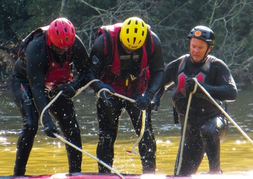 201st Regional Support Group Learns More Combat Swimming