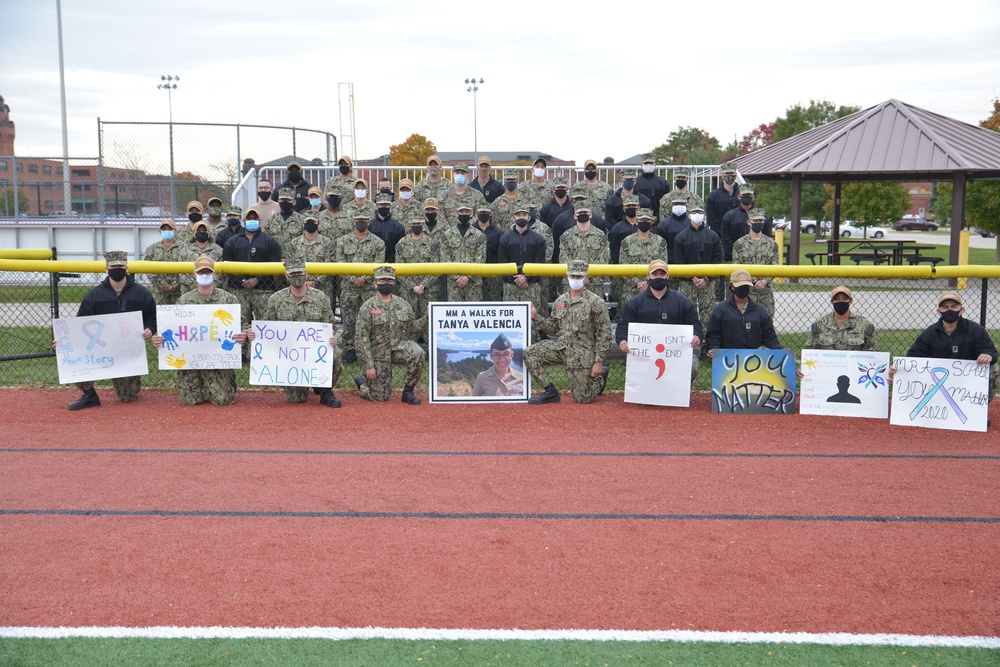 Surface Warfare Engineering School Command Holds Silent March for Suicide Prevention