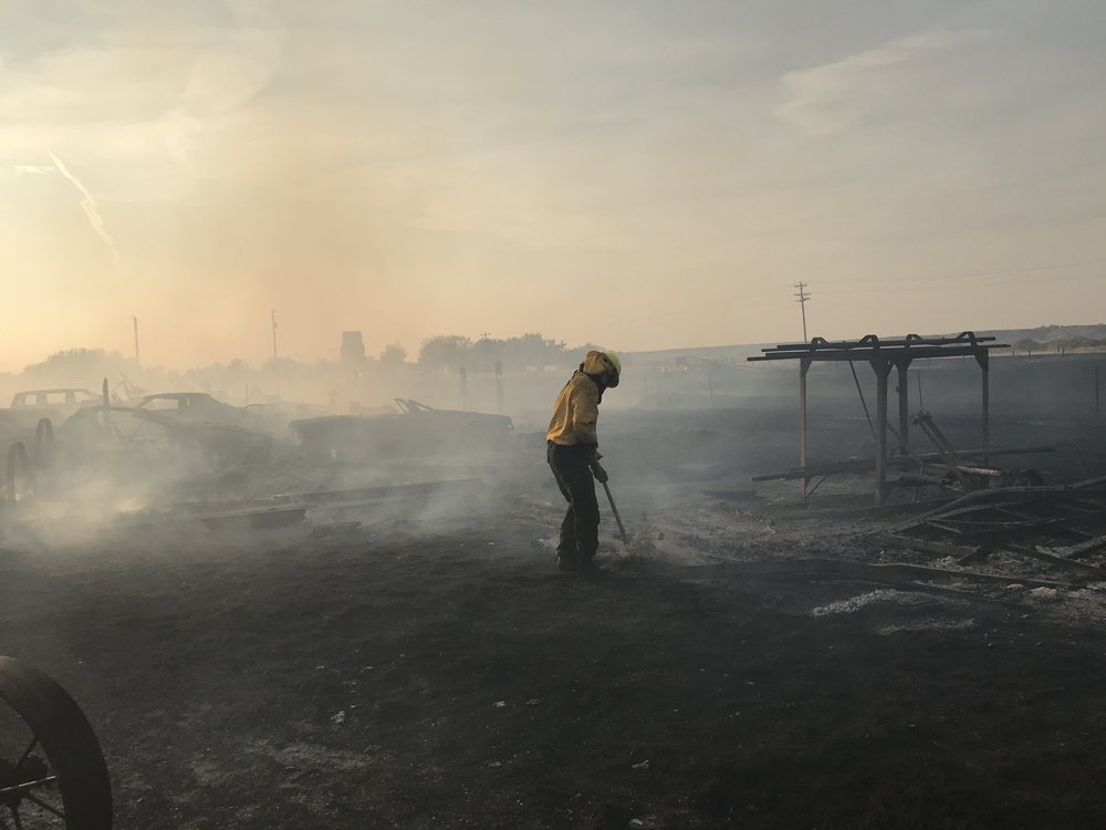 Malmstrom fire department assists in local wildland fire response