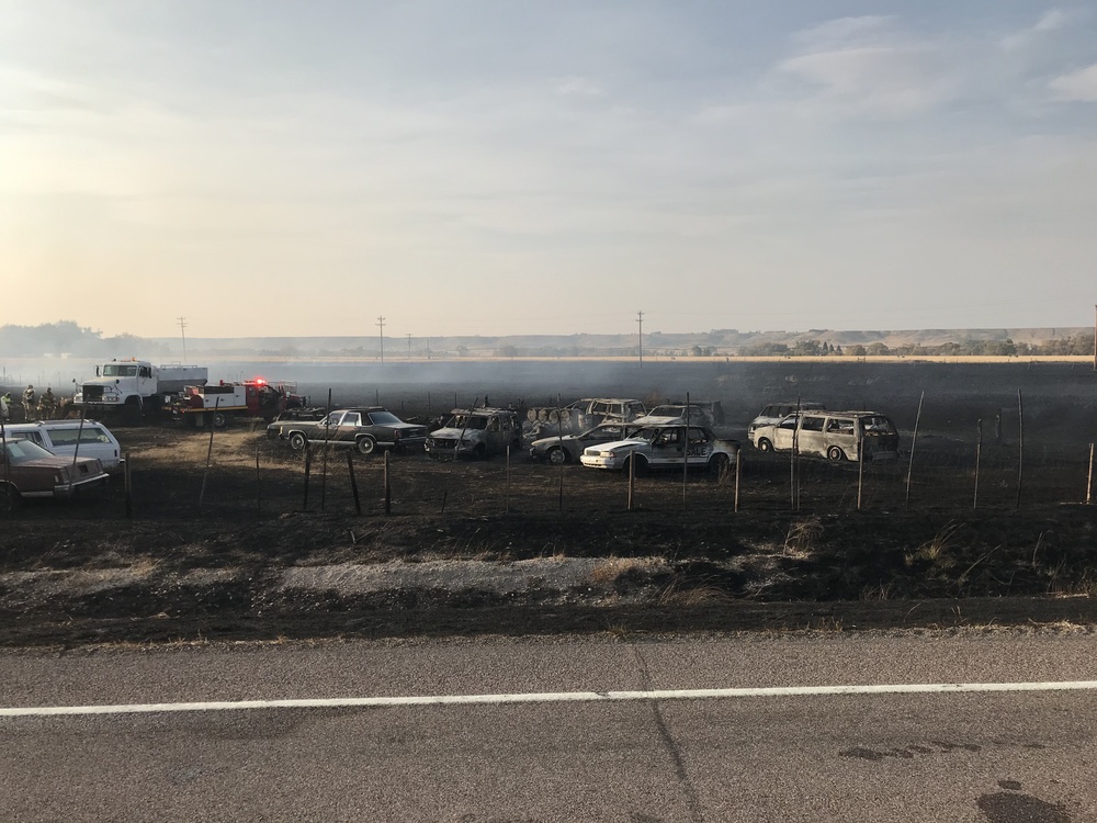 Malmstrom fire department assists in local wildland fire response