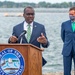 Groundbreaking ceremony for seawall repairs at Ralph C. Wilson, Jr. Centennial Park