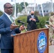 Groundbreaking ceremony for seawall repairs at Ralph C. Wilson, Jr. Centennial Park