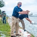 Groundbreaking ceremony for seawall repairs at Ralph C. Wilson, Jr. Centennial Park