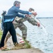 Groundbreaking ceremony for seawall repairs at Ralph C. Wilson, Jr. Centennial Park