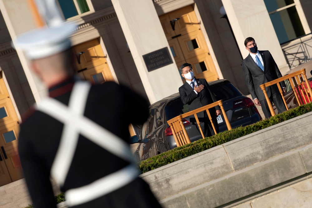 Secretary Esper Hosts Korean Minister of National Defense
