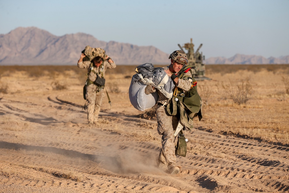 TSB Marines conduct aerial delivery and military freefall