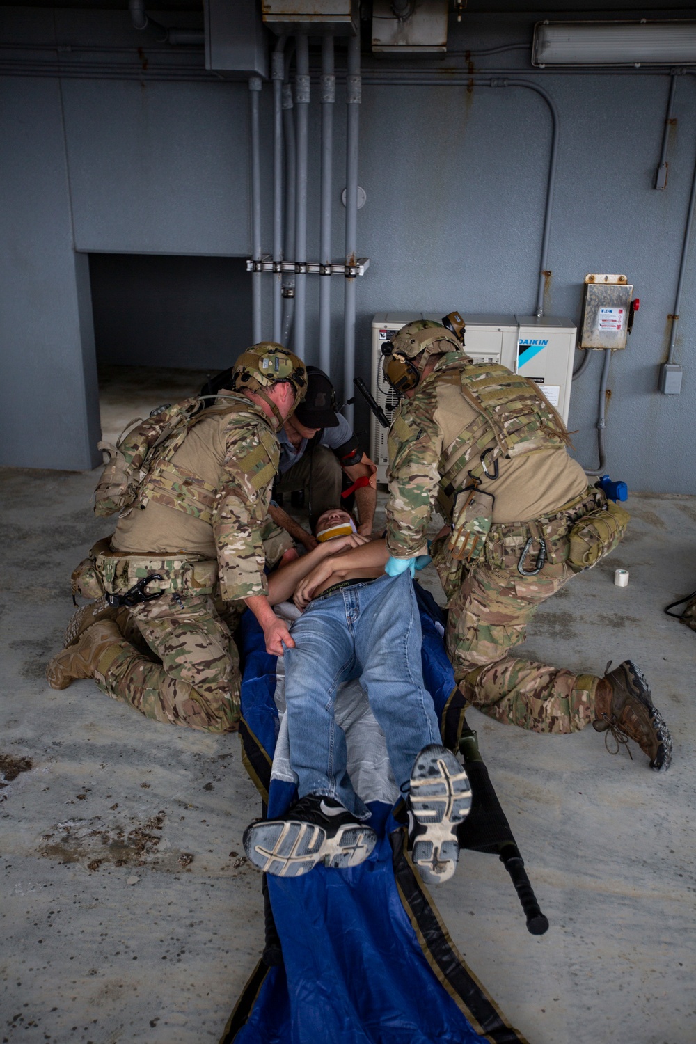 Dvids - Images - Exercise Noble Fury 21, Soss Conducts Casevac Training 