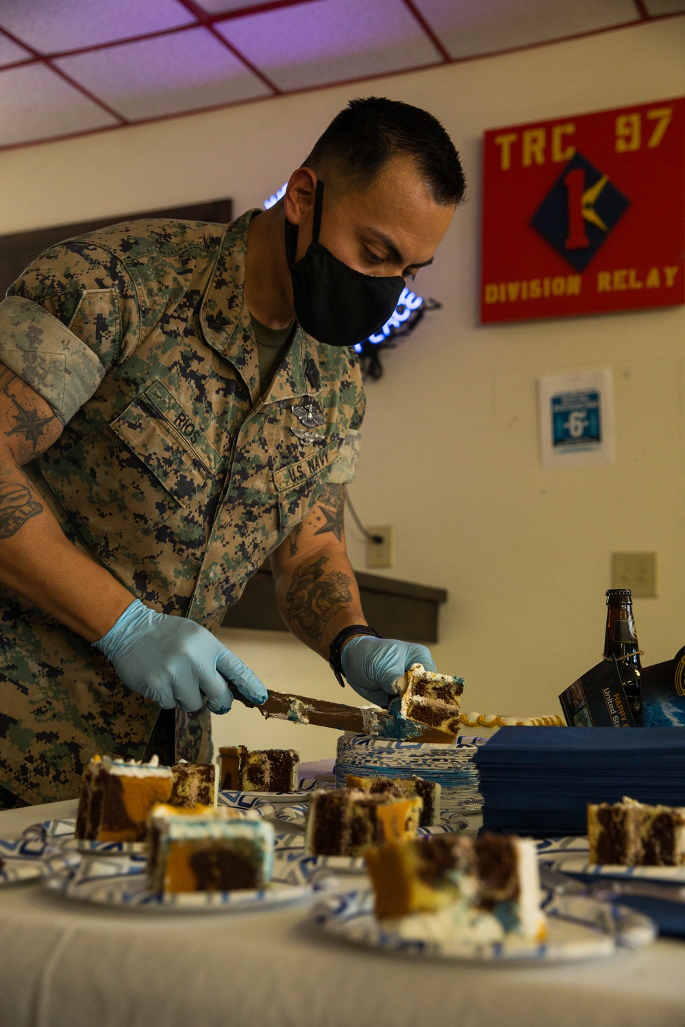 1st Marine Division Celebrates U.S. Navy's 245th Birthday