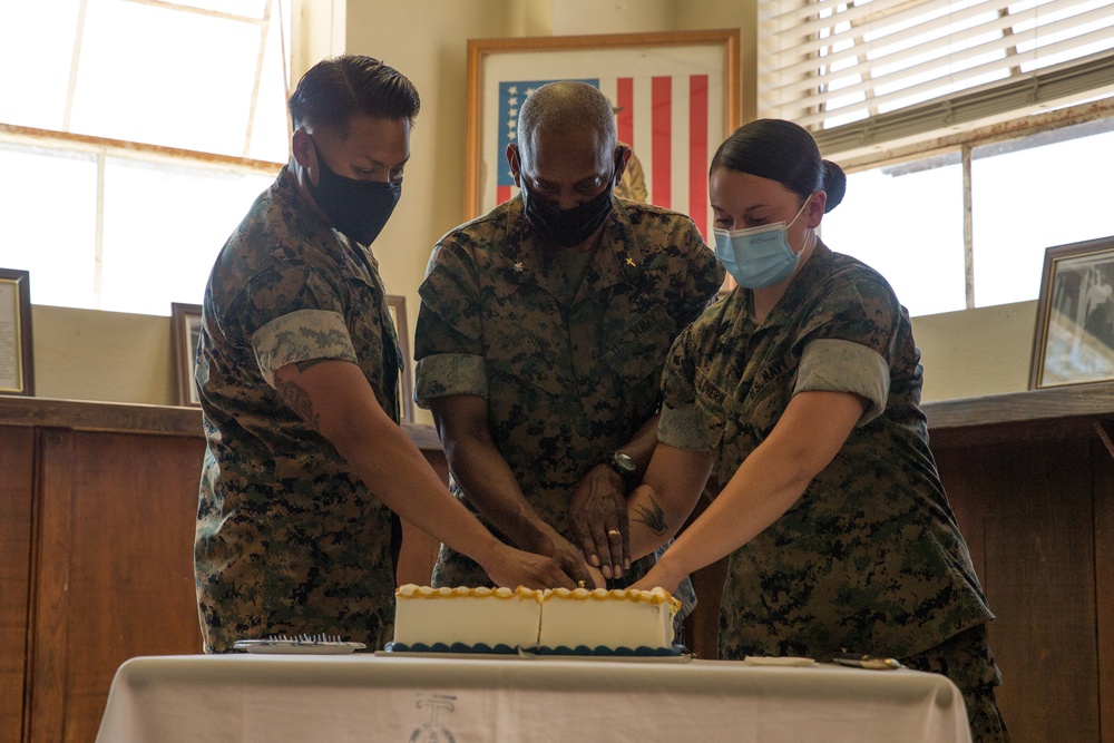 1st Marine Division Celebrates U.S. Navy's 245th Birthday