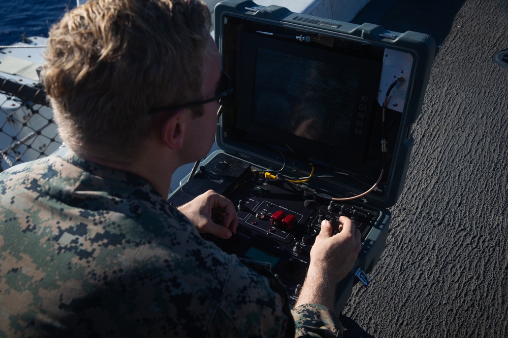 EOD enhance robot manipulation training aboard USS New Orleans