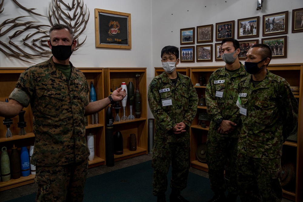 JSDF Members visit CATC Camp Fuji for a tour around the base