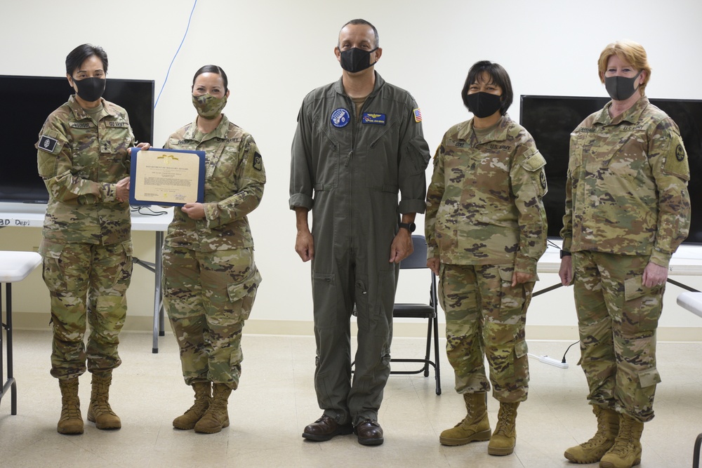 Medical Support Staff Recieve Awards for Defense Support of Civil Authorities Mission at Guam Memorial Hospital