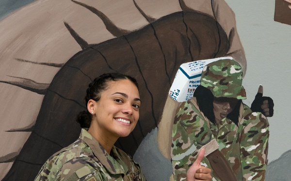 Artistic Airman Leaves Lasting Impression