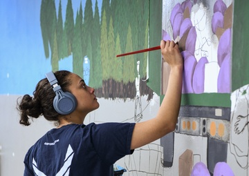 Artistic Airman Leaves Lasting Impression