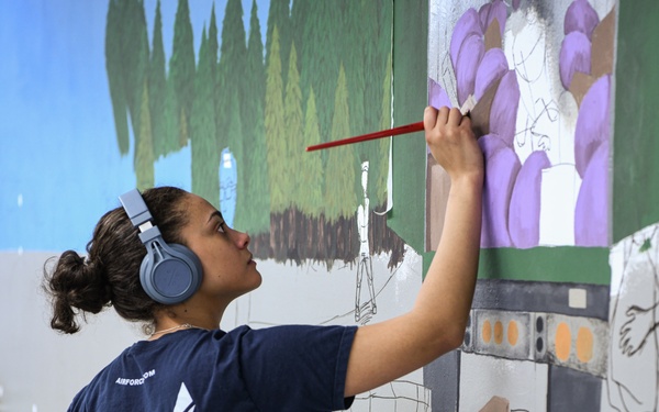 Artistic Airman Leaves Lasting Impression