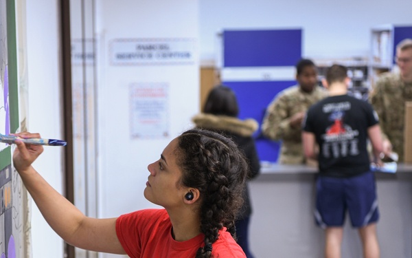 Artistic Airman Leaves Lasting Impression