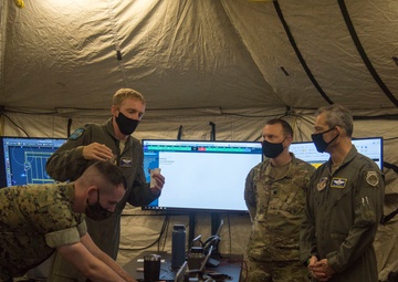 Pacific Air Forces commander receives Valiant Shield brief