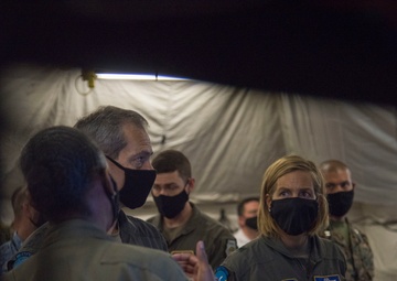 Pacific Air Forces commander receives Valiant Shield brief