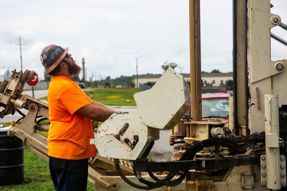 Camp Lejeune conducts water well testing