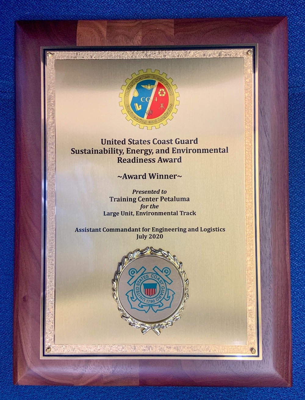 Bravo Zulu to the 2019 Coast Guard Sustainability, Energy and Environmental Readiness (SEER) Award Winners