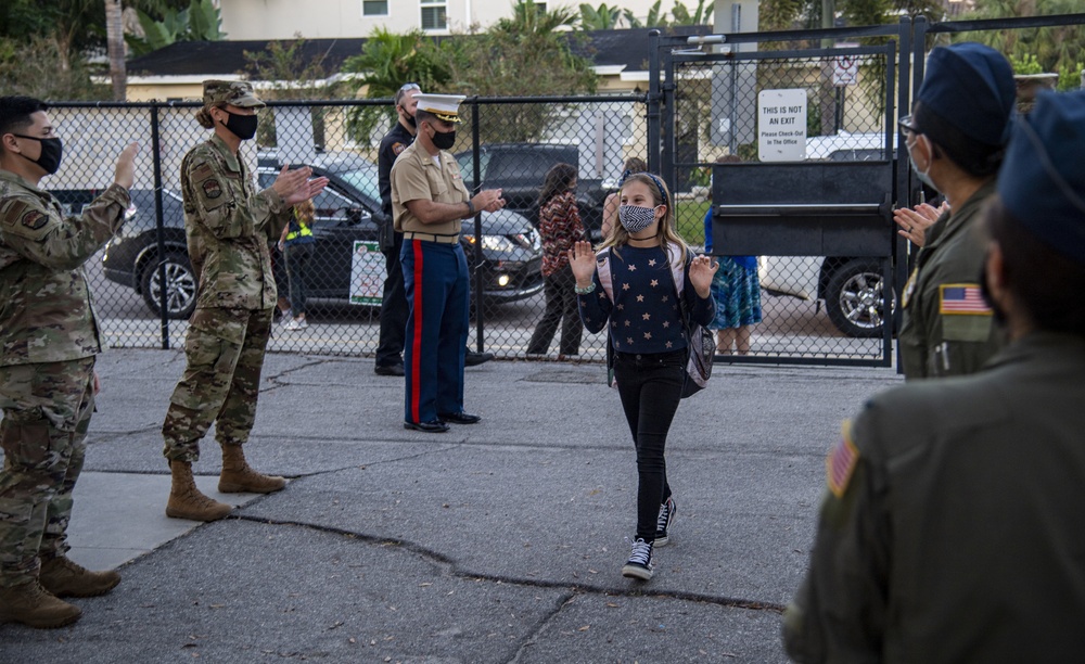 A ‘Military Morning’ for local Tampa elementary